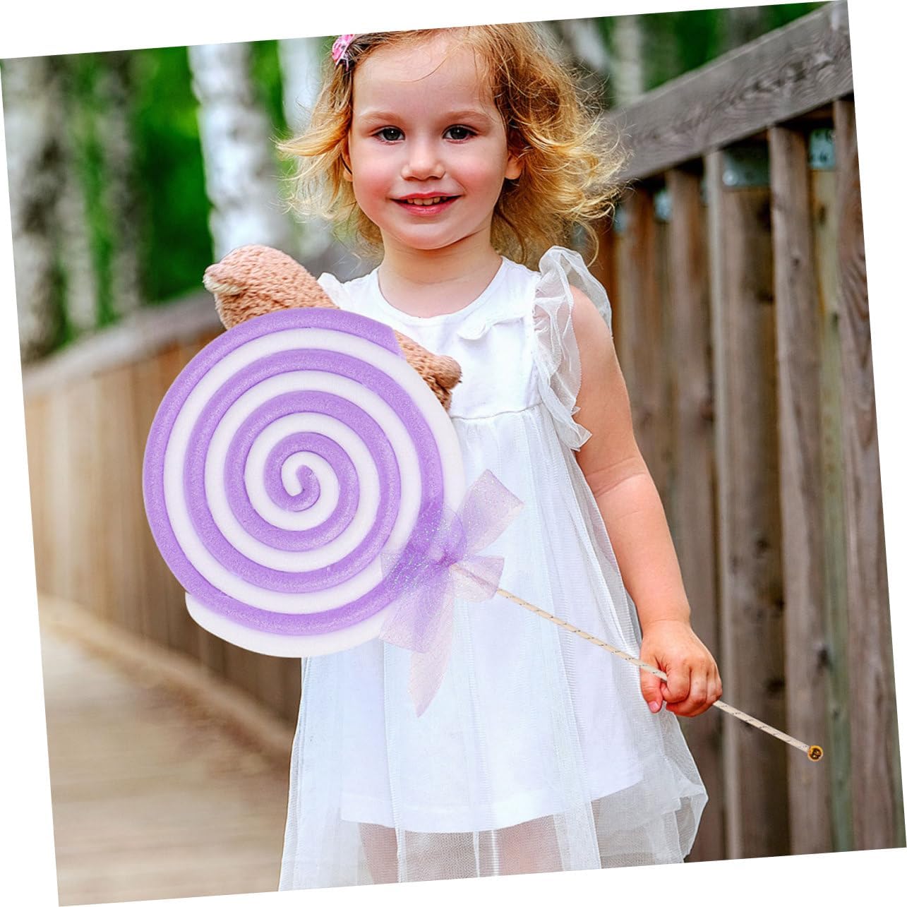 2Pcs Simulation Lollipop Props Decorative Fake Lollipops for Photography Birthday and Party Decorations Safe Material Realistic Design