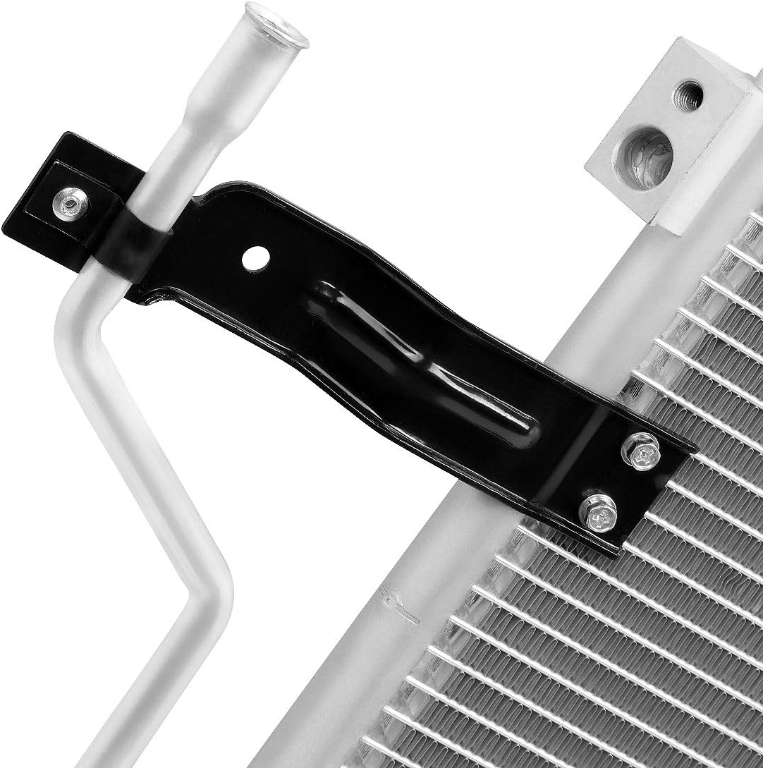 Auto Dynasty 4983 Aluminum A/C Condenser Compatible with Dodge Ram 2500 3500 5.9L Diesel 98-02, Metallic