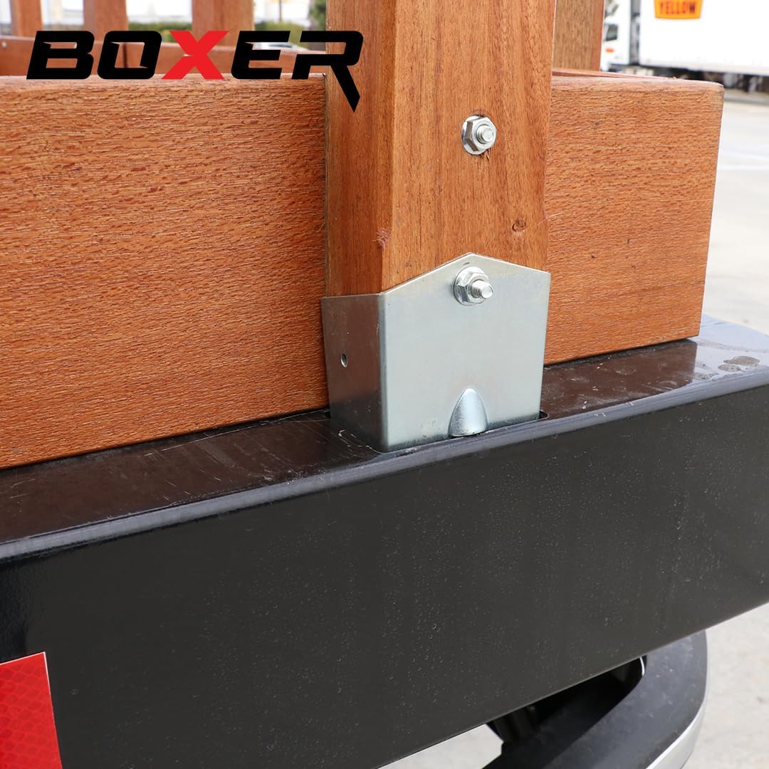 BoxerTool 4 Pack Utility Trailer Stake Pocket Sleeve for Flat Bed Trucks and Trailers - Boxer Style Fleming