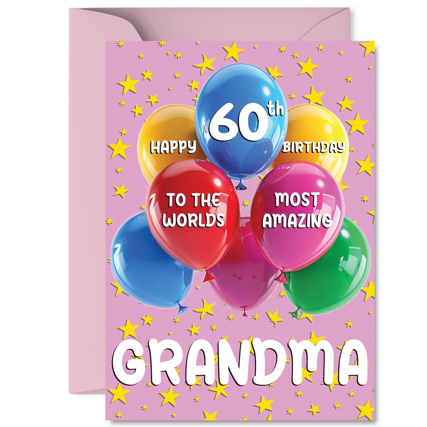 Grandma 60th Birthday Card, Worlds Most Amazing