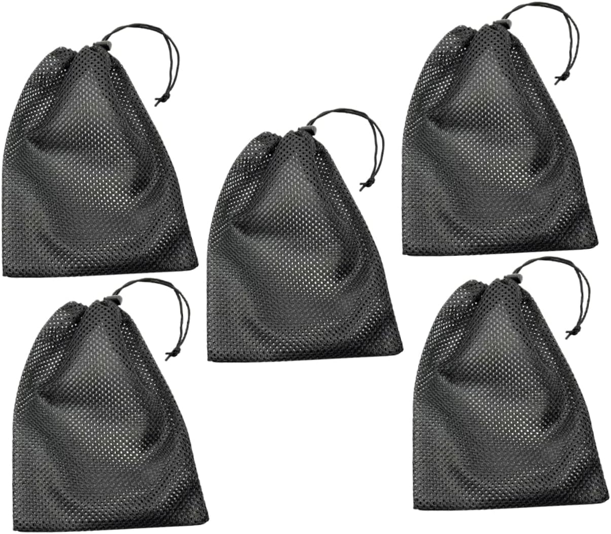 BESPORTBLE 20pcs Wear-resistant Mesh Storage Bag for Golf Large Capacity Polyester Drawstring Pouch for Toys and Accessories Lightweight and Easy to Clean