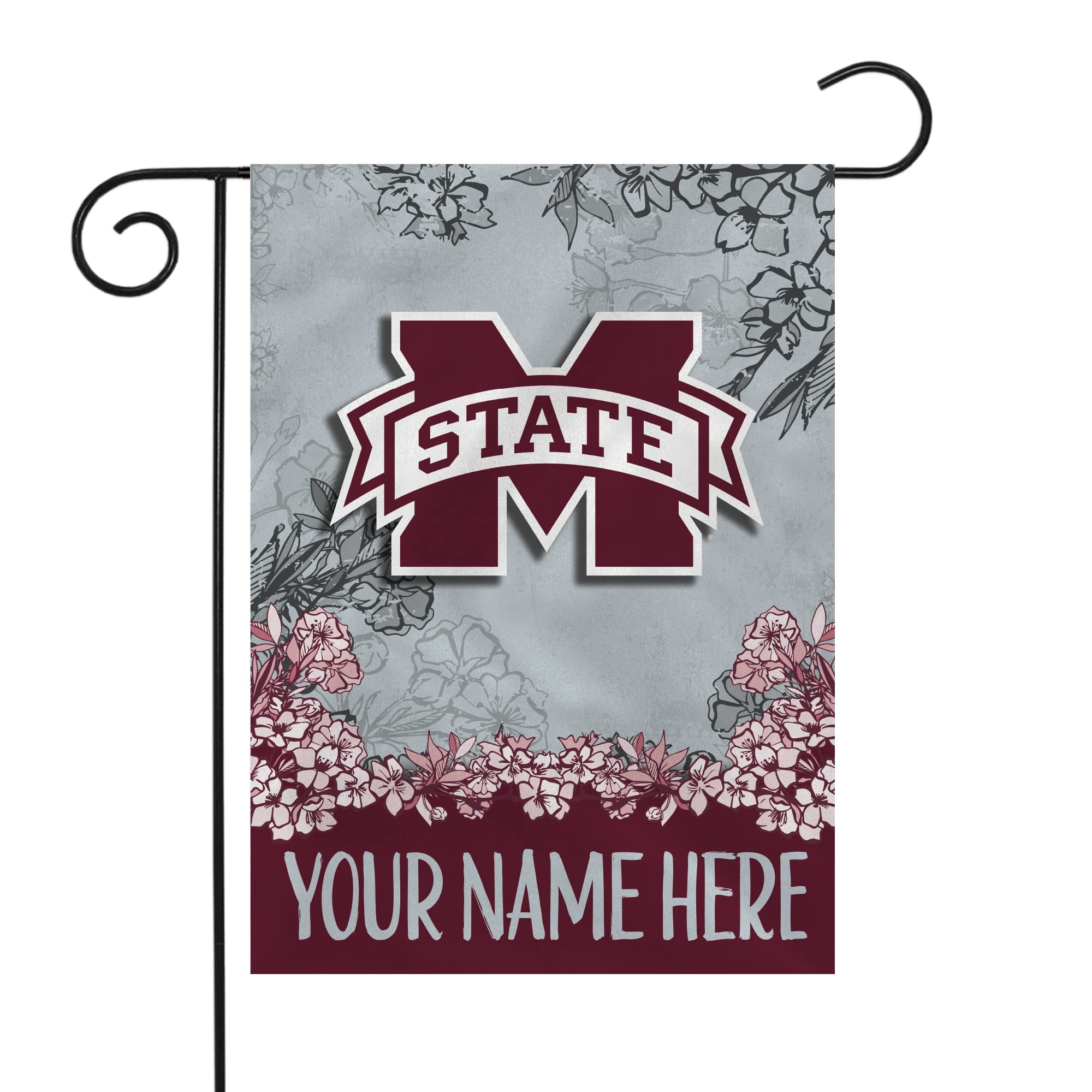 Rico Industries NCAA Standard/Primary Personalized Garden Flag