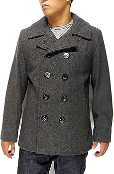 Schott 753US PEA COAT ピーコート 34 Sサイズ　グレー Schott N.Y.C ショット # 753US ピーコート 日本代理店別注