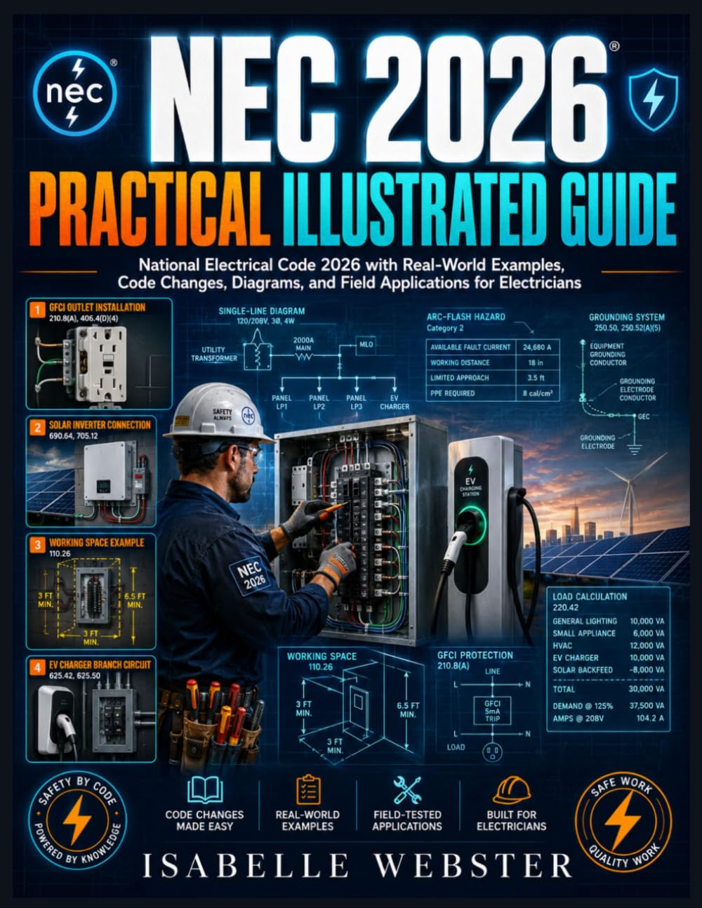 NEC 2026 Practical Illustrated Guide: National Electrical Code 2026 with Real-World Examples, Code Changes, Diagrams, and Field Applications for Electricians (THE ILLUSTRATED GUIDE SERIES)