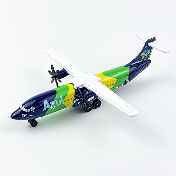 Die-Cast Propeller Airplane Model Alloy Plane with Rolling Wheels Miniature Aircraft Collectors & Aviation Enthusiasts
