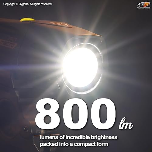 Miniatura 10 de CYGOLITE Metro Pro - Luz de bicicleta de 950 lúmenes, 5 modos nocturnos y 3 modos diurnos, compacta y duradera, resistente al agua IP67, montaje