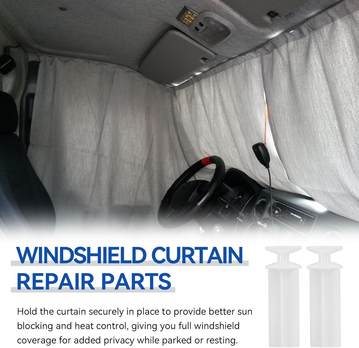 20Pack Curtain Track Glider Replacement for Volvo Truck Curtains 20984270 Curtain Track Slider Compatible with Volvo VNL Curtains Carriers Slide and Roller Truck Accessories Replacement for Semi Truck