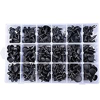 Vista 4 de OAUTOO 170 piezas para GM Ford Chrysler parachoques cubierta guardabarros, cubierta de guardabarros, cubierta de aire y rejilla tipo empuje, clips