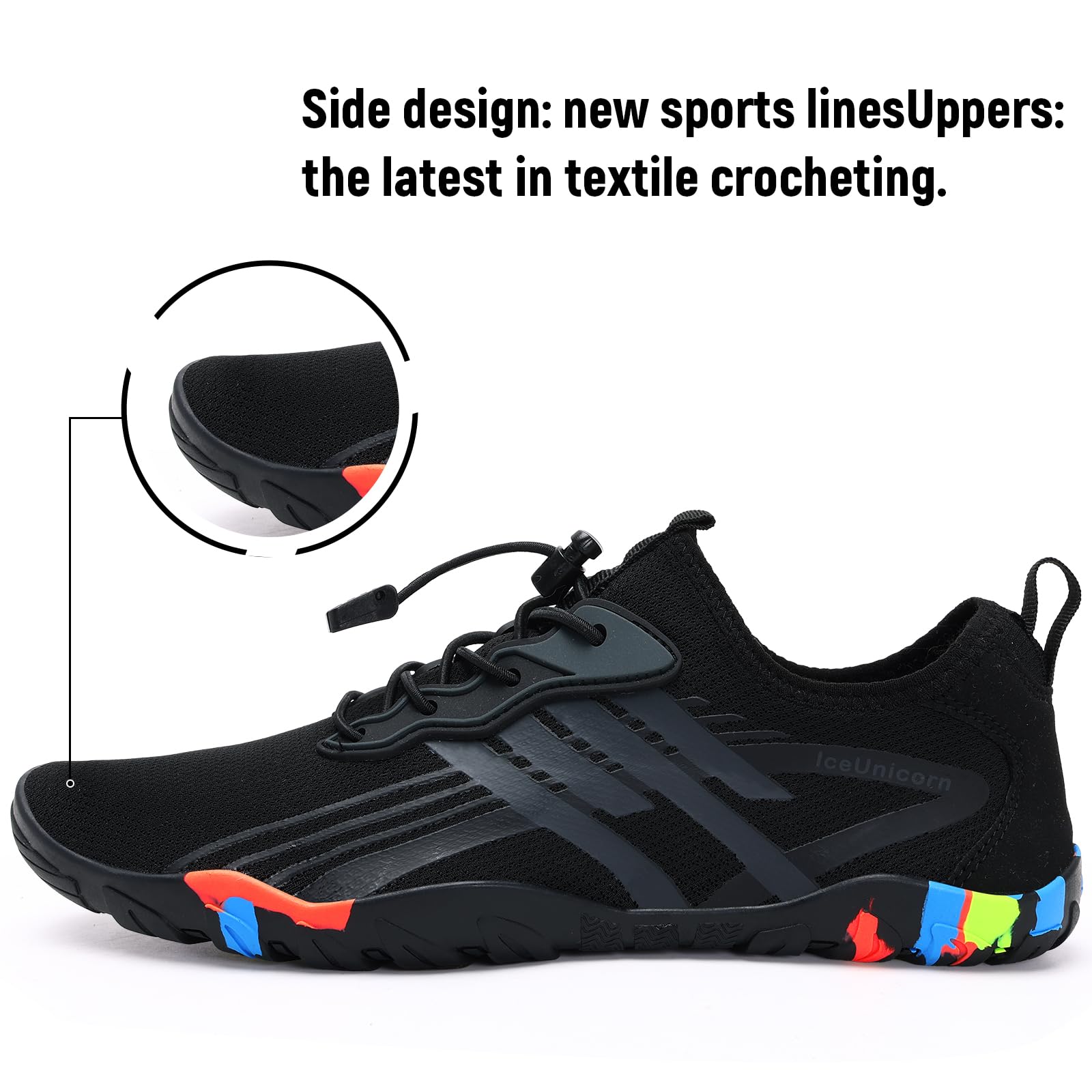 IceUnicorn Scarpe da immersione Uomo Donna Scarpe da Acquatici