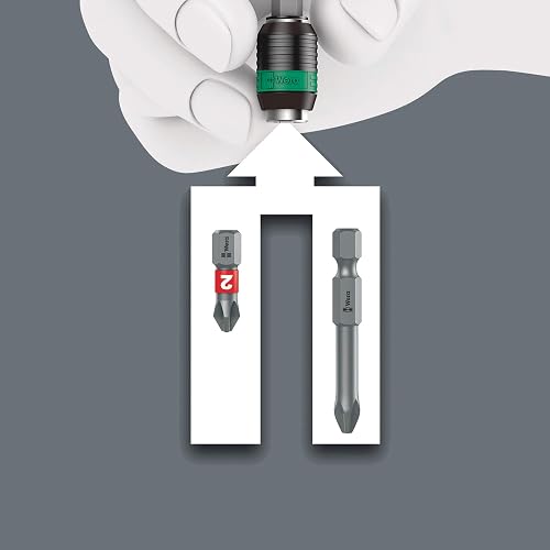 Wera T-Handle Bit-Holding S/Driver 416 R Quergriff Rapidaptor - 05023404001 - 5