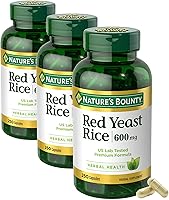 Vista 7 de Nature's Bounty Arroz de levadura roja, suplemento herbario, 600 mg, 250 cápsulas