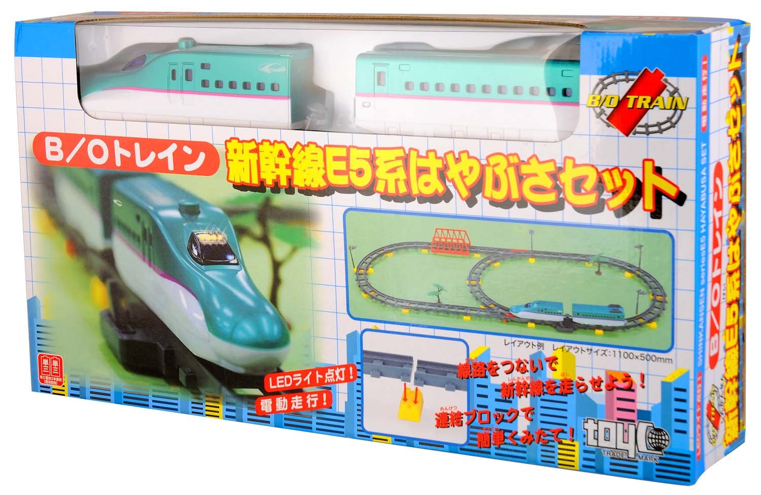 BULLET TRAIN タクヤペンライト6本＆ マスコットセット B/O E5 Series Hayabusa Shinkansen Set (Plarail Model Train) (japan