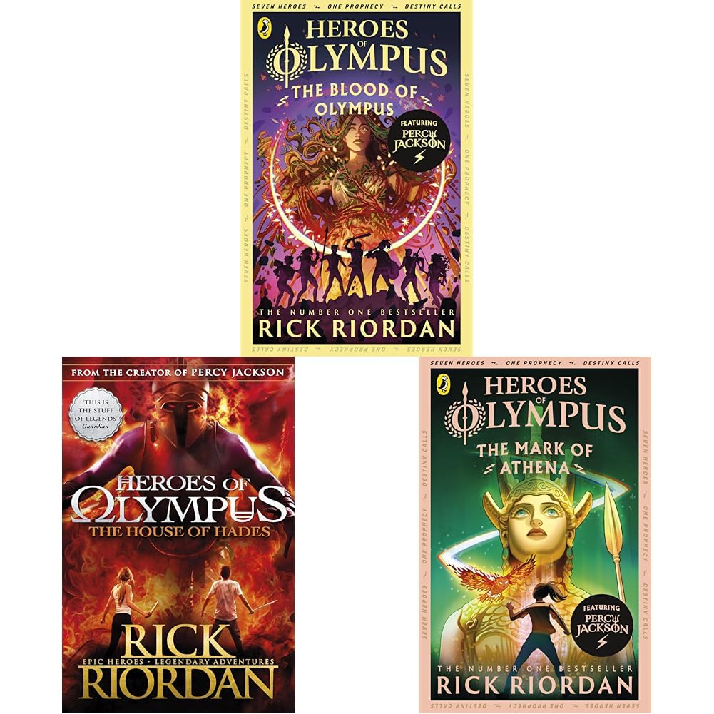 The Mark of Athena (Heroes of Olympus Book 3)+The House of Hades (Heroes of Olympus Book 4)+The Bloo Product Bundle