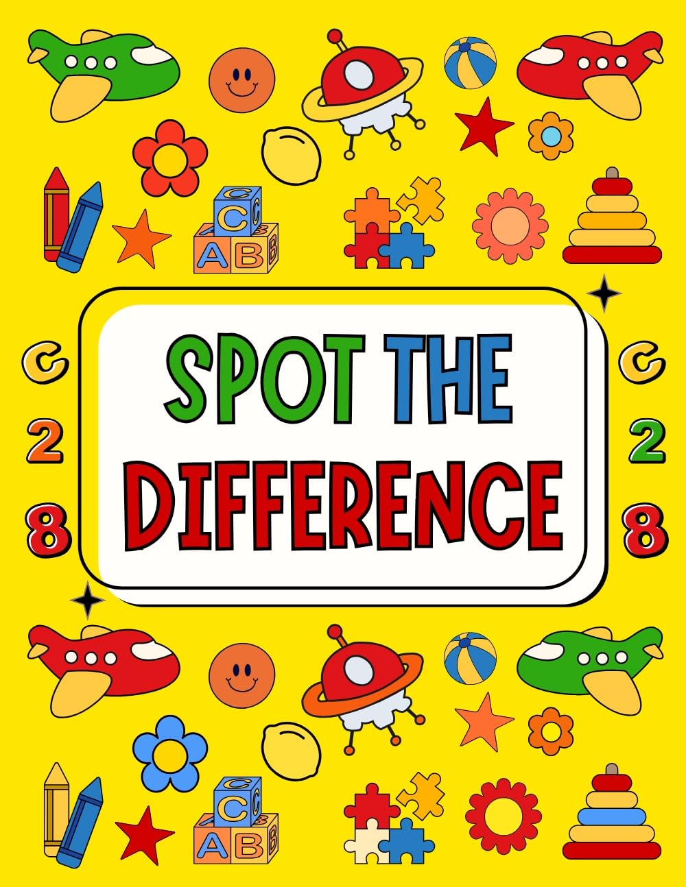 Spot the Difference & Search and Find Book: Ages 3-6: Games to Boost Focus, Fine Motor Skills, Logic, and Observation