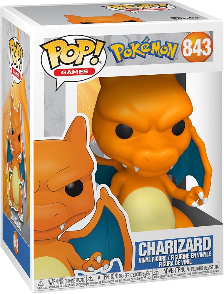 Amazon.com: Funko Pop Games: Pokemon - Charizard 3.75 Inches