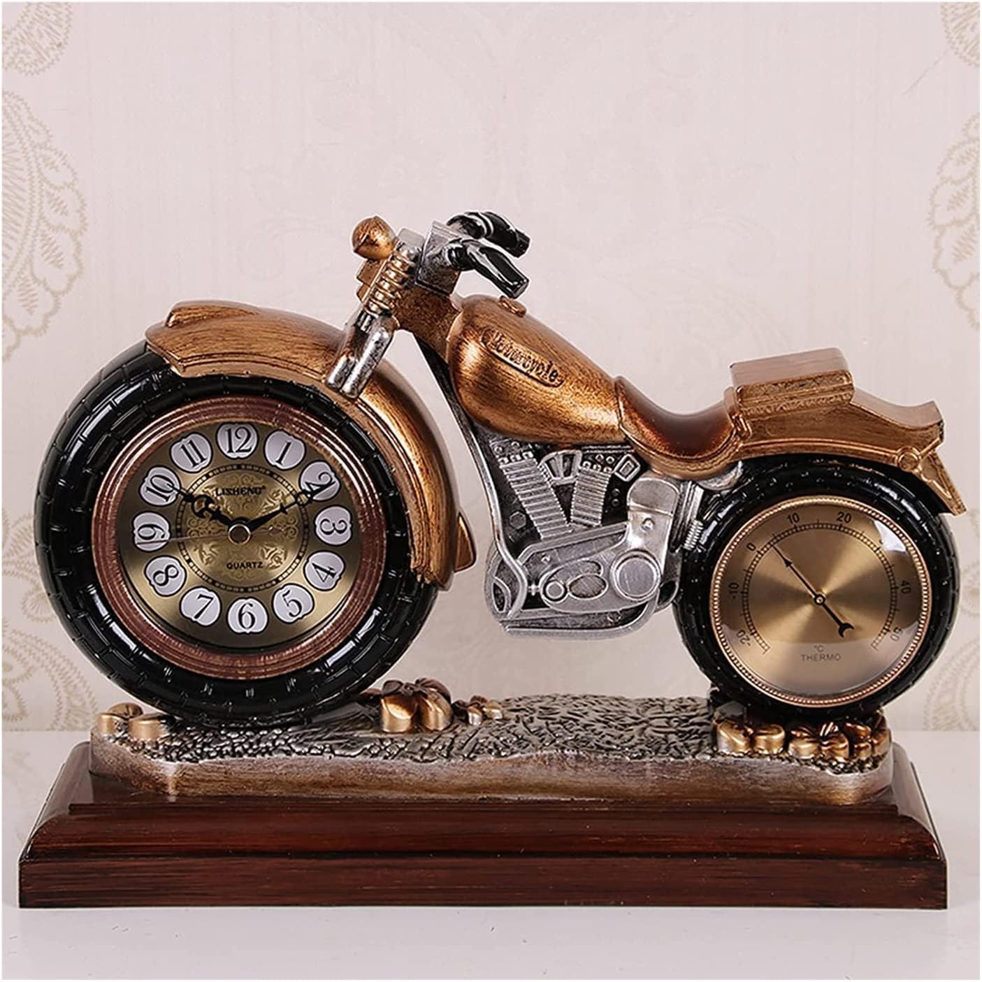 Quality Wall Clock Silent Non Ticking, Clock Mantel Resin