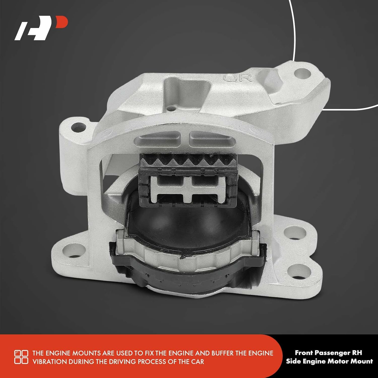 A-Premium Front Right Passenger Side Engine Motor Mount Compatible with Nissan Altima 2019 2020 2021 2022 2023 2024, 2.5L