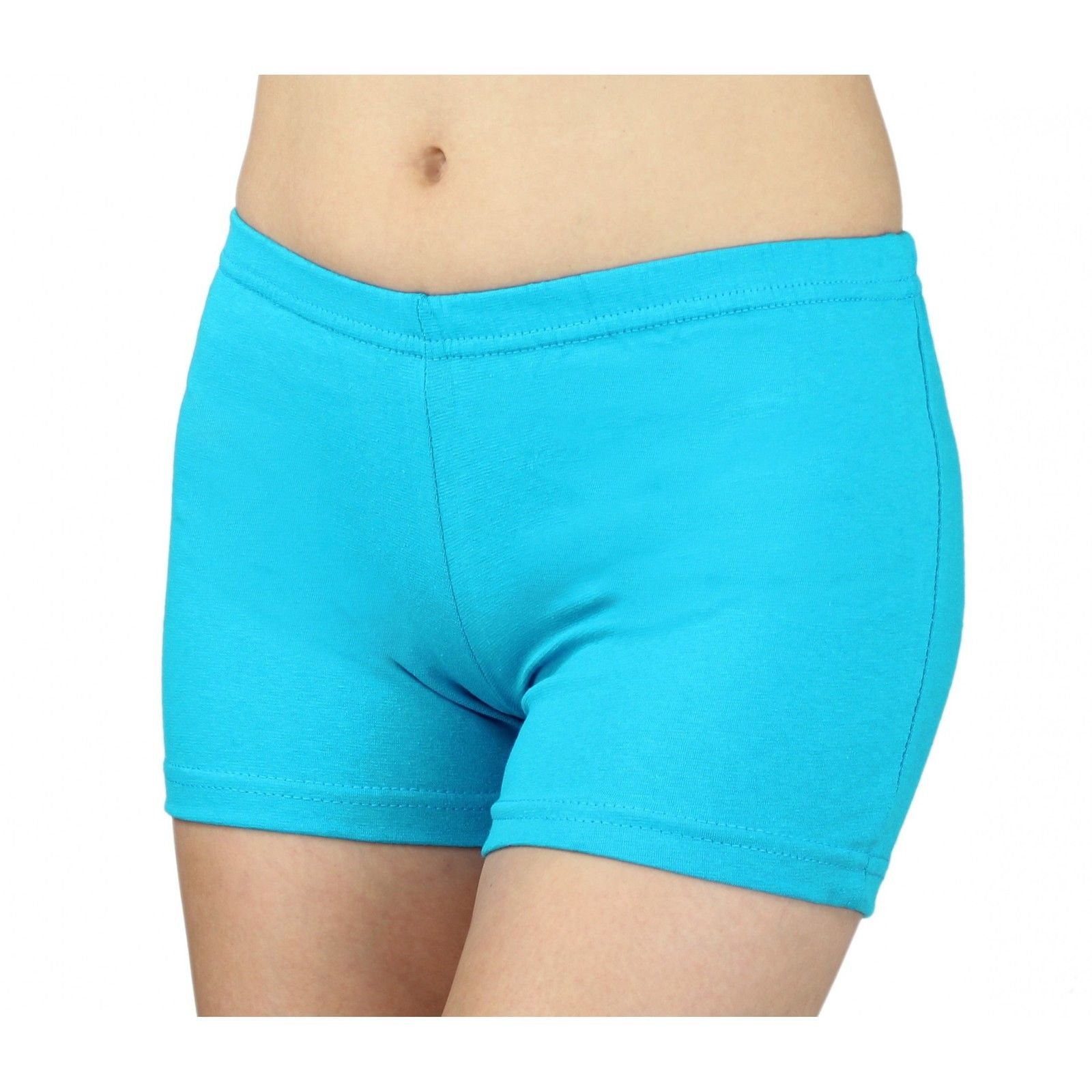elegance1234 LADIES SUPERB SOFT STRETCH COTTON LYCRA SEXY SHORTS **SAME DAY FREE POSTING** (XX-Large UK 18, Sky Blue)