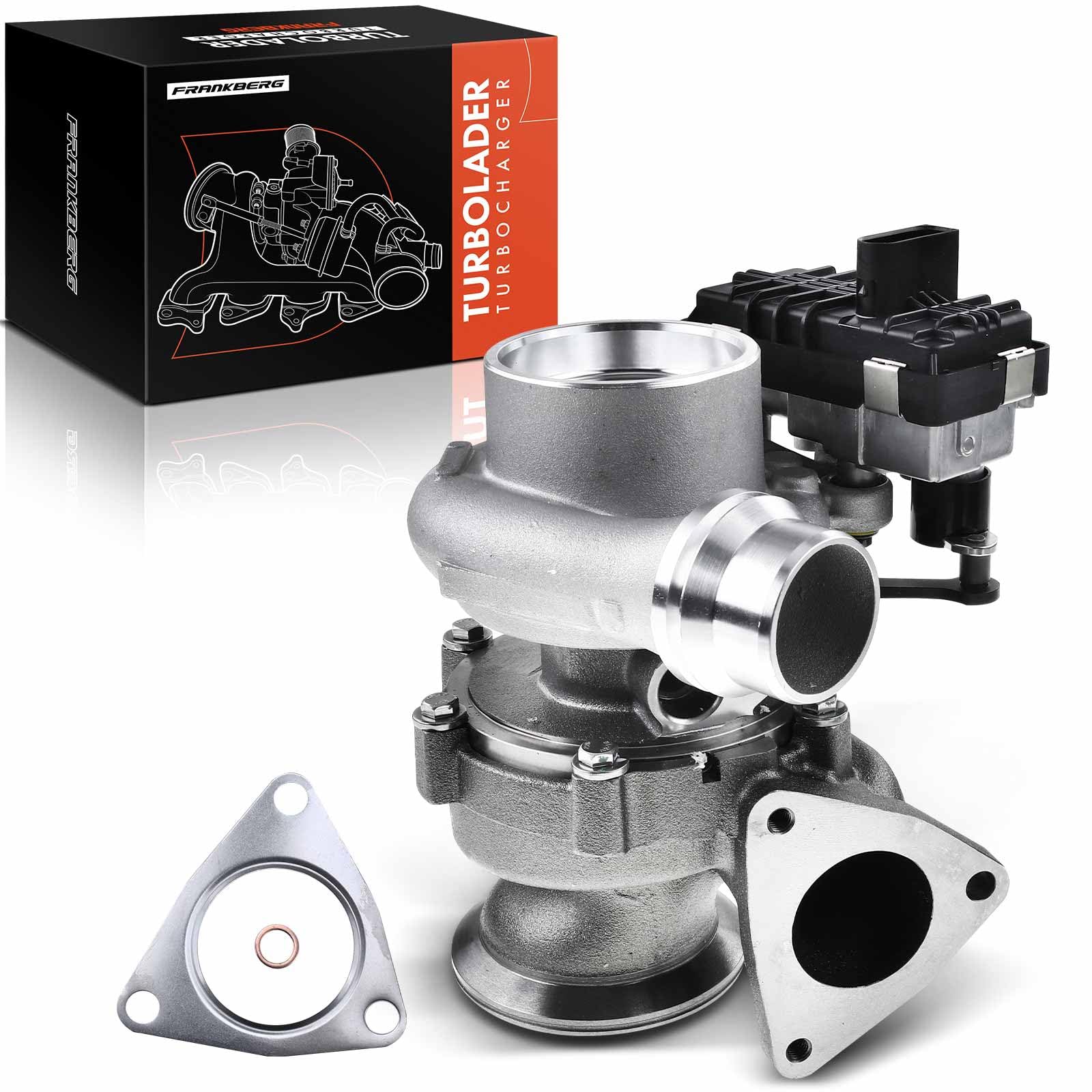 Frankberg Turbocompressore 4933501940 | Compatibile con: XF X260, XF Sportbrake X260, R.a.n.g.e R.o.v.e.r Velar L560, Discovery V L462, F-Pace X761