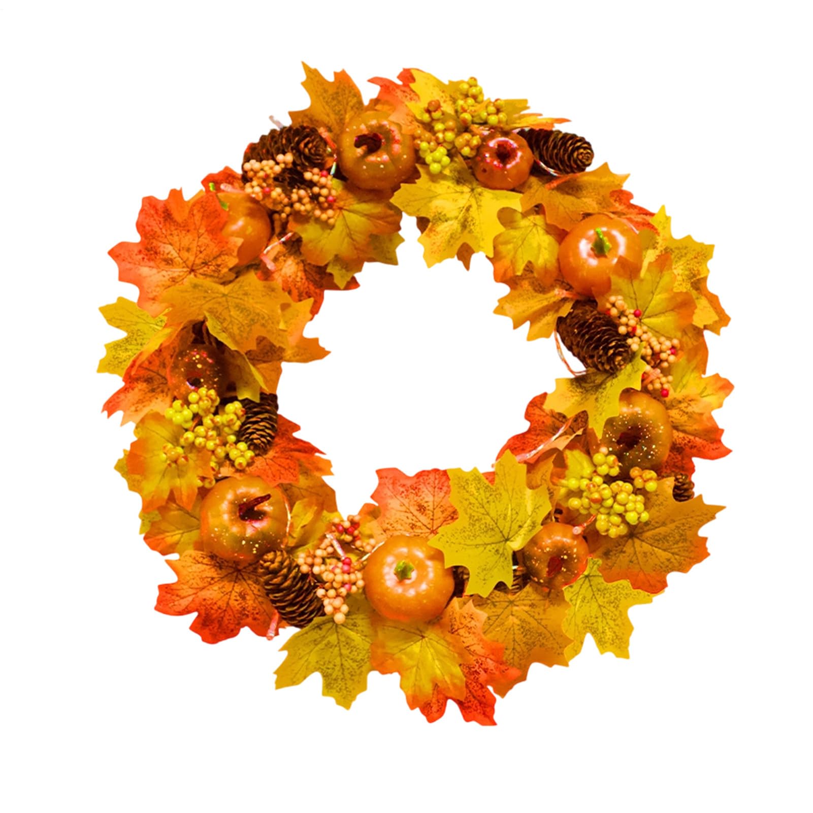 Ghirlanda Autunnale per Porta d'Ingresso Ghirlanda Festività Autunno Con E