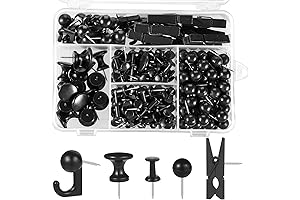 200-Piece Push Pin Bulletin Board Accessories