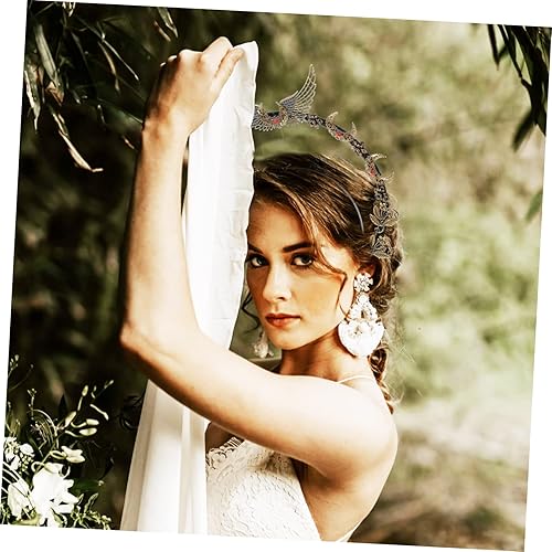 Miniatura 4 de ABOOFAN 3pcs Our Lady's Headband Wedding Bridal Tiara goddess sun headpiece headpiece elegant headband Moon baroque bridal outfits DIY Party Hair