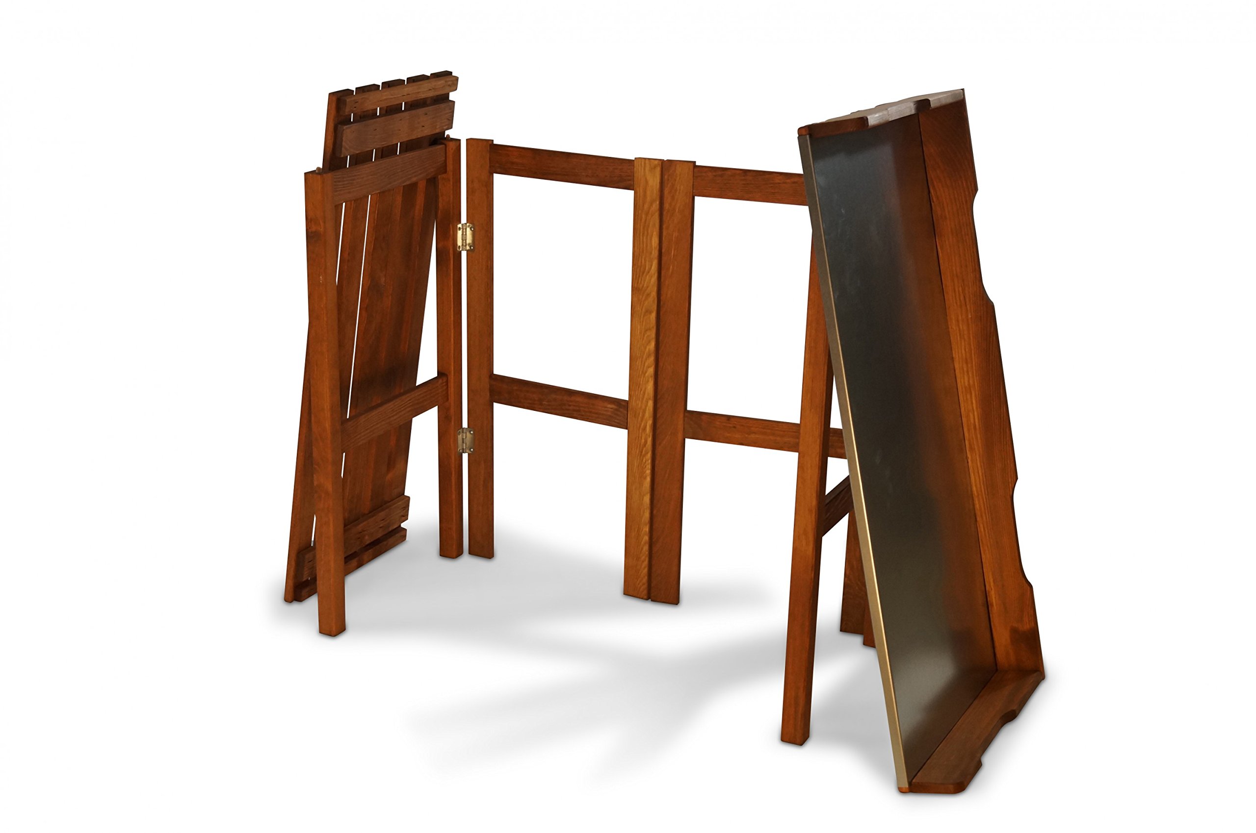 Pflanztisch klappbar mit verzinkter Arbeitsplatte braun B90 x T40 x H86 cm