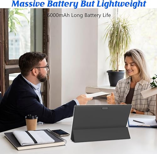 Miniatura 4 de Tablet con teclado 2 en 1 Tablet Android Tablets 10 pulgadas incluye estuche ratón lápiz óptico película templada 6000mAh batería 4GB+64GB512GB