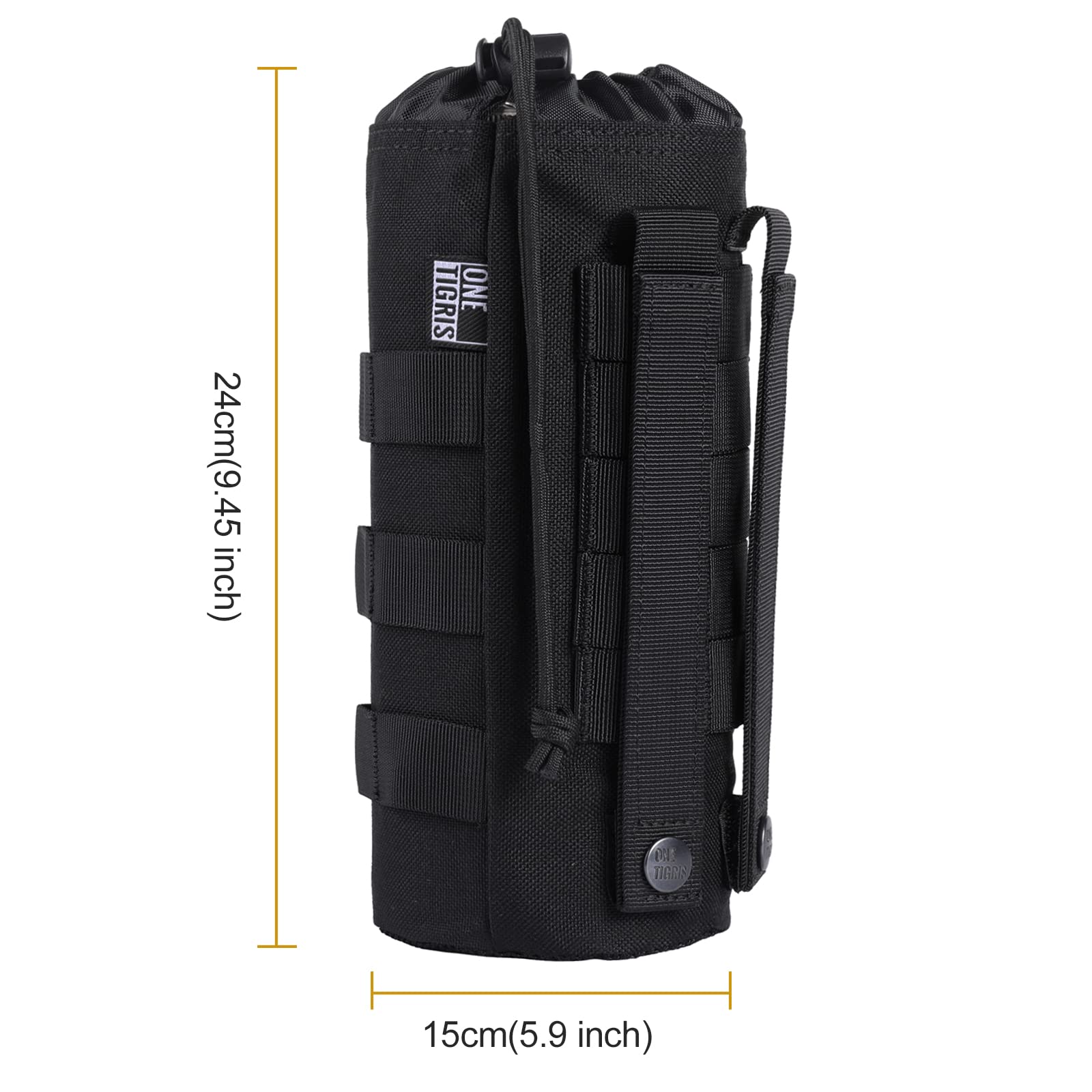 Lot De 6 Porte-bouteilles Pour Ceinture Ou Sac à Dos – Accroche Facile, Léger, Pour Rando, Camping Ou Pêche