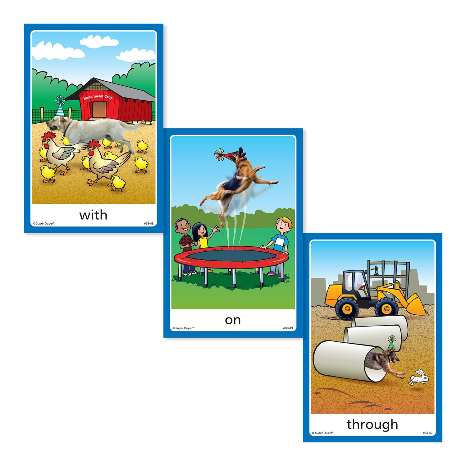 Super Duper Publications | Party Pups® Prepositions Electronic Spinner Game | Recurso Educativo De Aprendizaje Para Niños