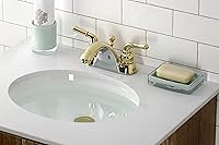 Vista 2 de Kingston Brass KB2622 Naples - Grifo de lavabo central de 4 pulgadas, latón pulido