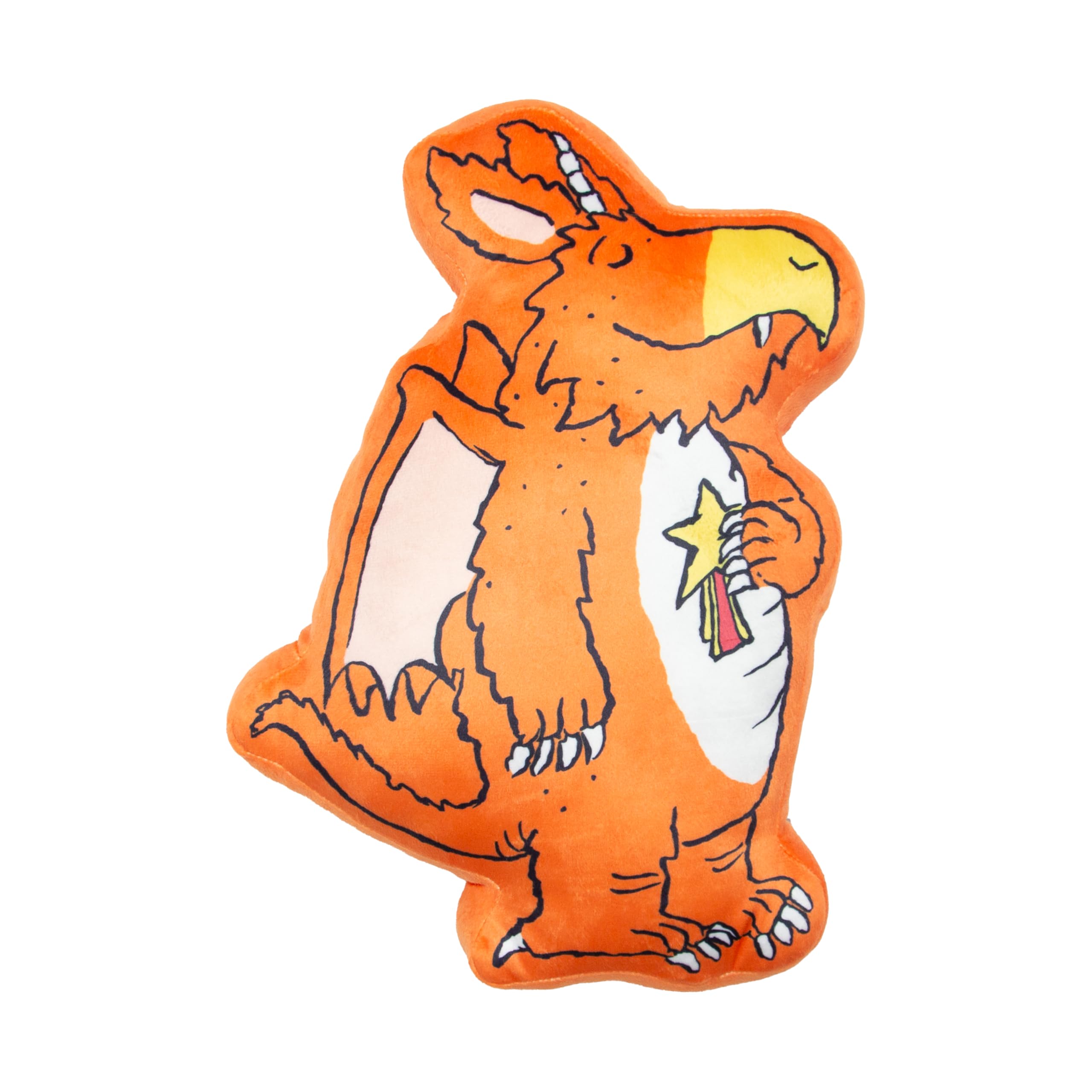 Julia Donaldson  Kids Orange Zog Stars Shaped Cushion, Sports Direct