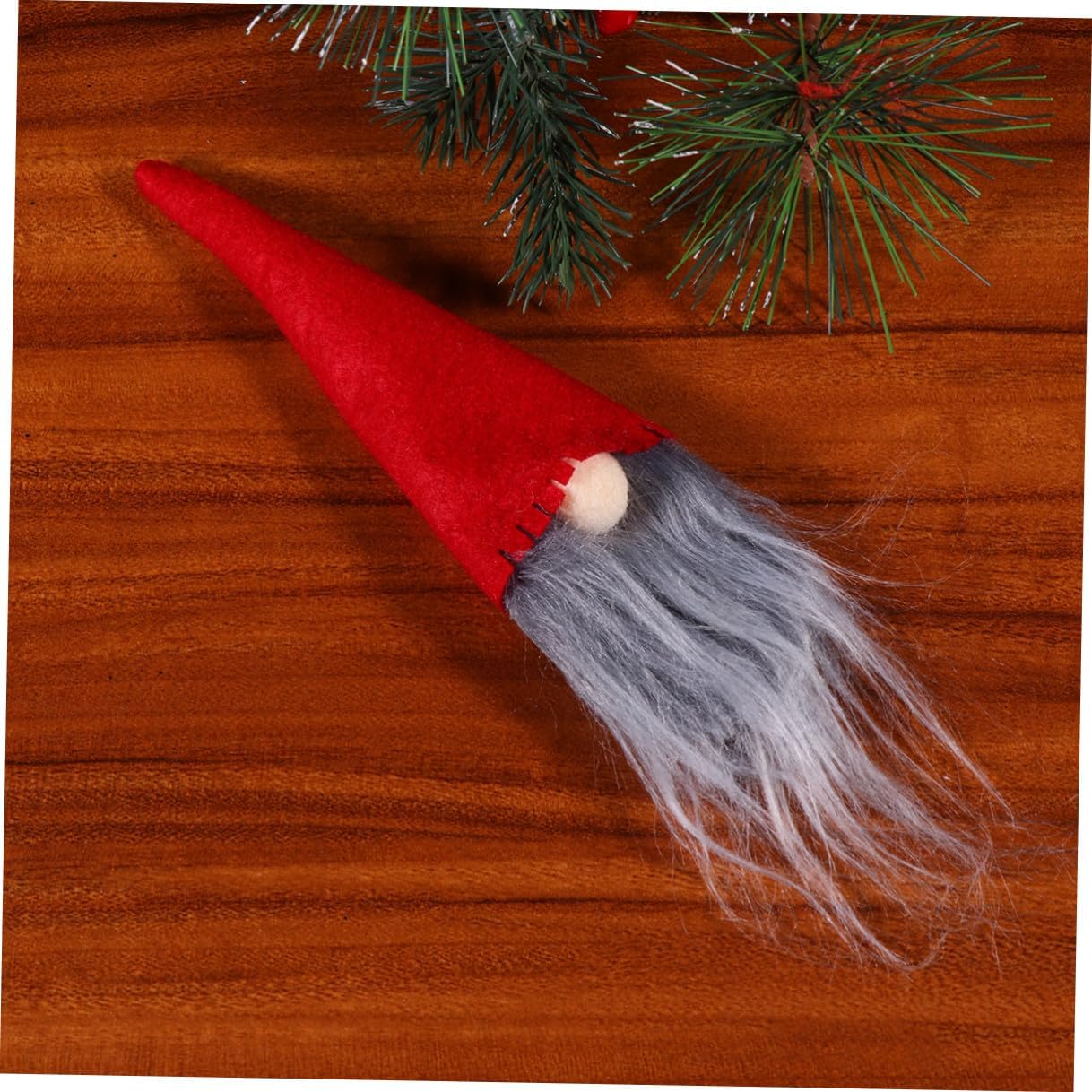 Xmas Christmas Wine Bottle Cover Set 6pcs Red Nonwoven Fabric