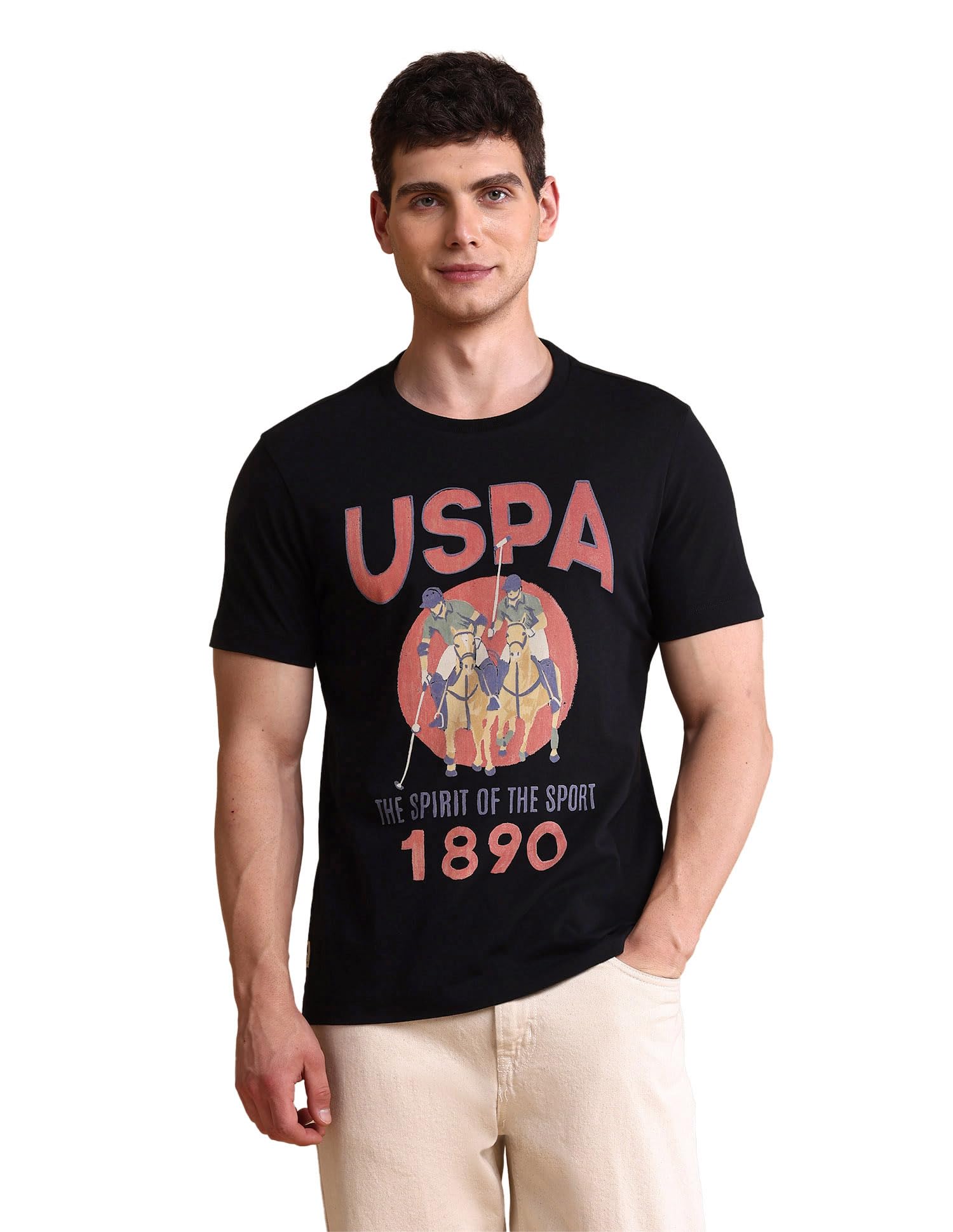 u.s. polo assn. denim co. Men's Graphic Printed Muscle Fit T-Shirt-picture-12