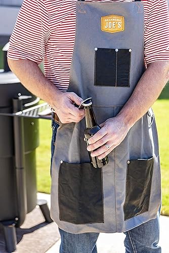 Vista 6 de Oklahoma Joe's® Delantal de fumar premium, gris - 9976646R06