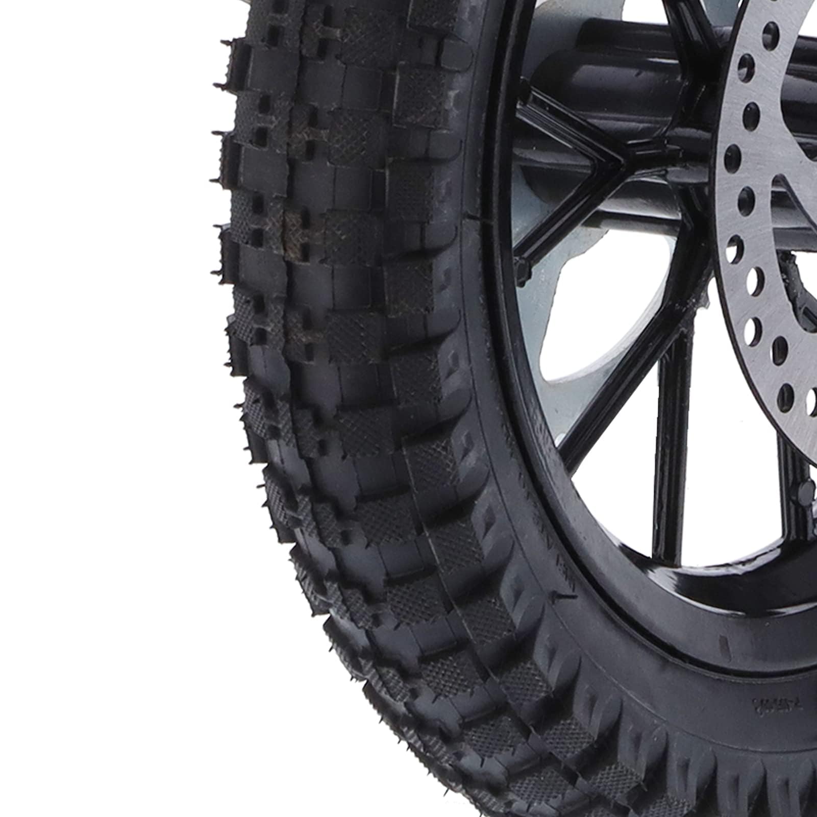 12,5x2,75 po Pneu de Roue Arrière, Antirouille Résistant à Corrosion Jante Métal Antidérapant Pneu Arrière Sans Chambre à Air pour Mini moto Tout TerrainCoolster 49 cc 2 tempsQG-50