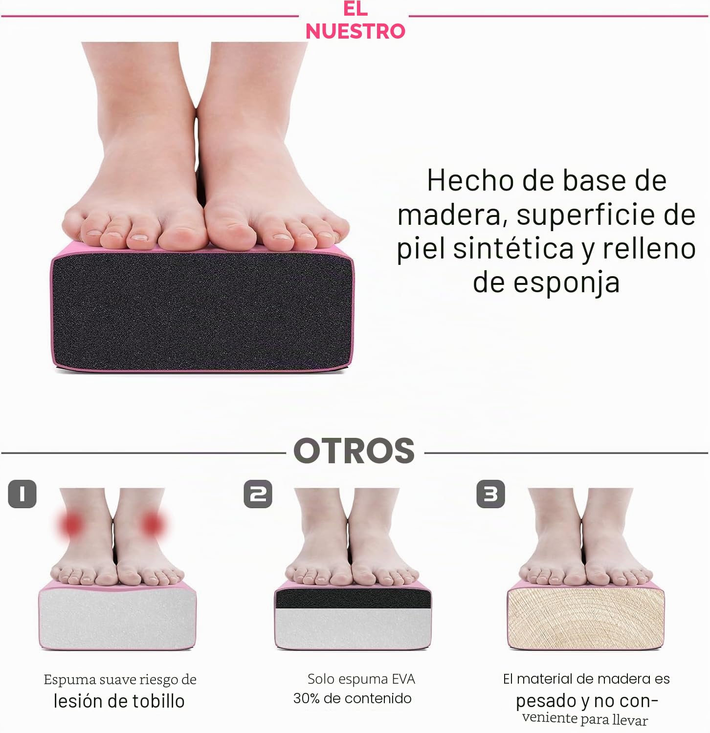 Viga de Equilibrio para Gimnasia, Barra de Gimnasia Plegable 2,1 m/220 LB de Piel sintética Plegable para Entrenamiento en casa