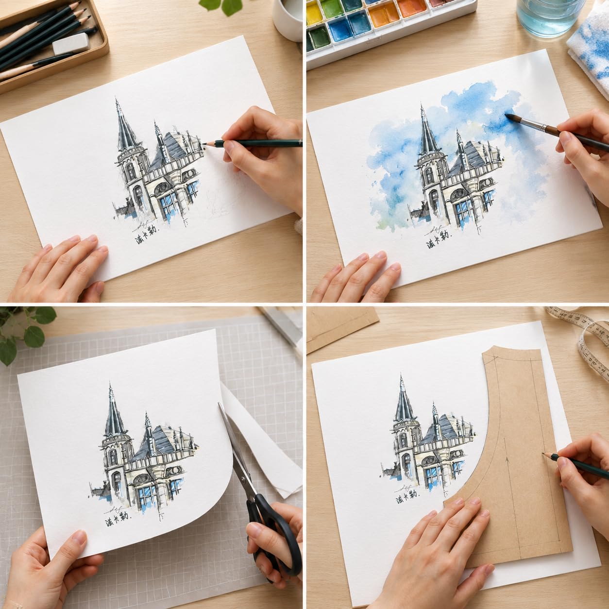 Papel Dibujo Artístico, (50 hojas) 250g extra grueso