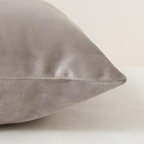 Miniatura 4 de MYCDXE Juego de 4 fundas de almohada de 18 x 18 pulgadas, juego de 4 fundas decorativas cuadradas suaves de terciopelo para sofá, sala de estar y