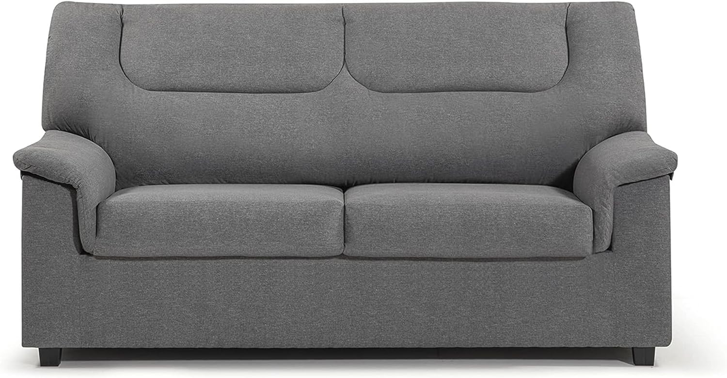 SHIITO | Modelo Tribeca - Sofá 2 Plazas | Máximo Relax y Confort | 140 x 98 x 90 cm - Color Gris