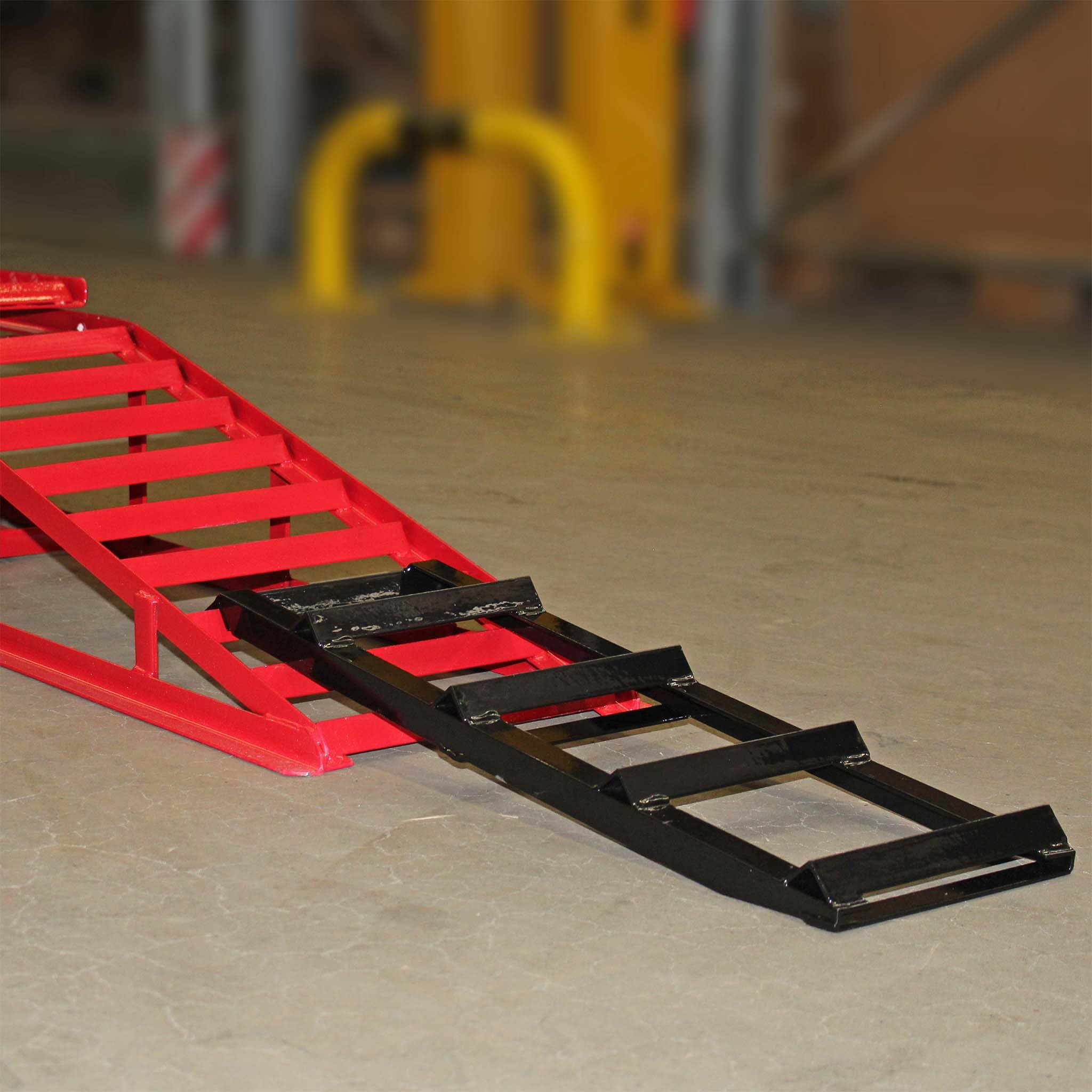 XPOtool Verlängerung für Auffahrrampen 2X 400 kg 650 x 195 mm Kfz-Rampe aus Stahl als Erweiterung für Autorampe, Verladerampe
