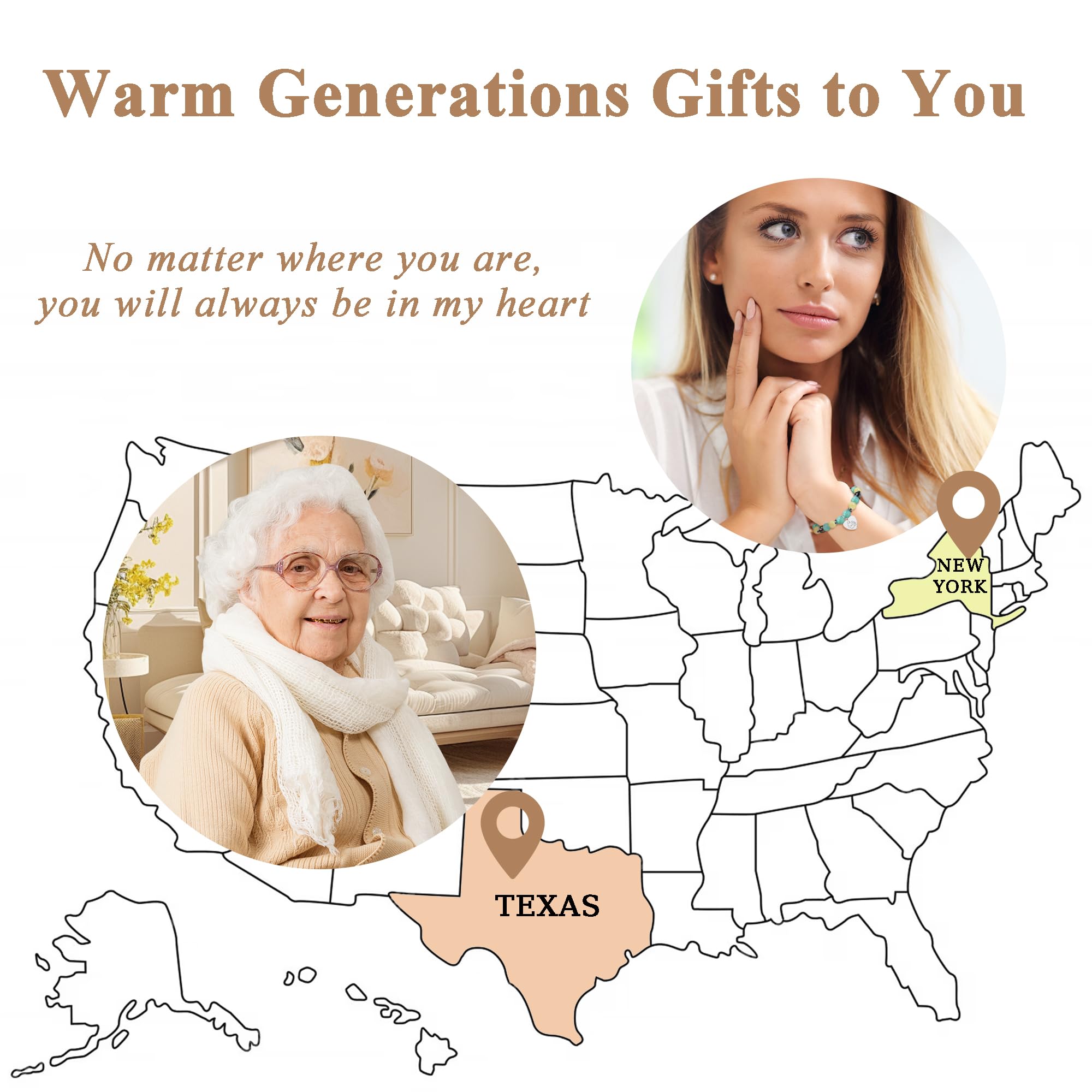 Sereney Dance Recital Gifts for Girls as Handmade Birthday Gift for Women New Grandma Sister in Law Friends Bestie Bracelets Best Friend Gift for Her