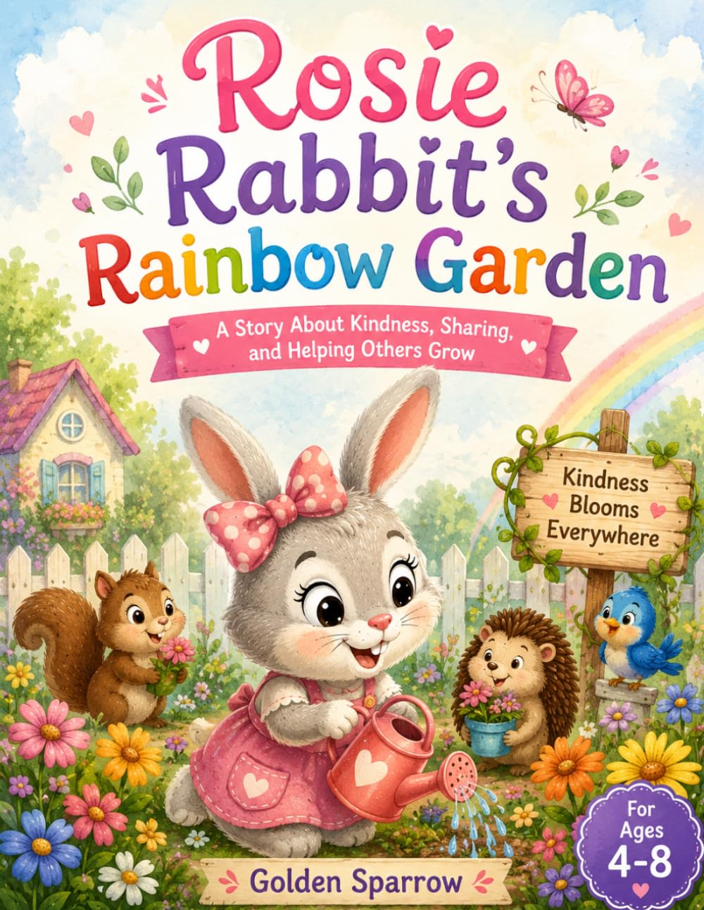 Rosie Rabbit's Rainbow Garden: A Heartwarming Story About Kindness, Sharing, Friendship, and Growing Together