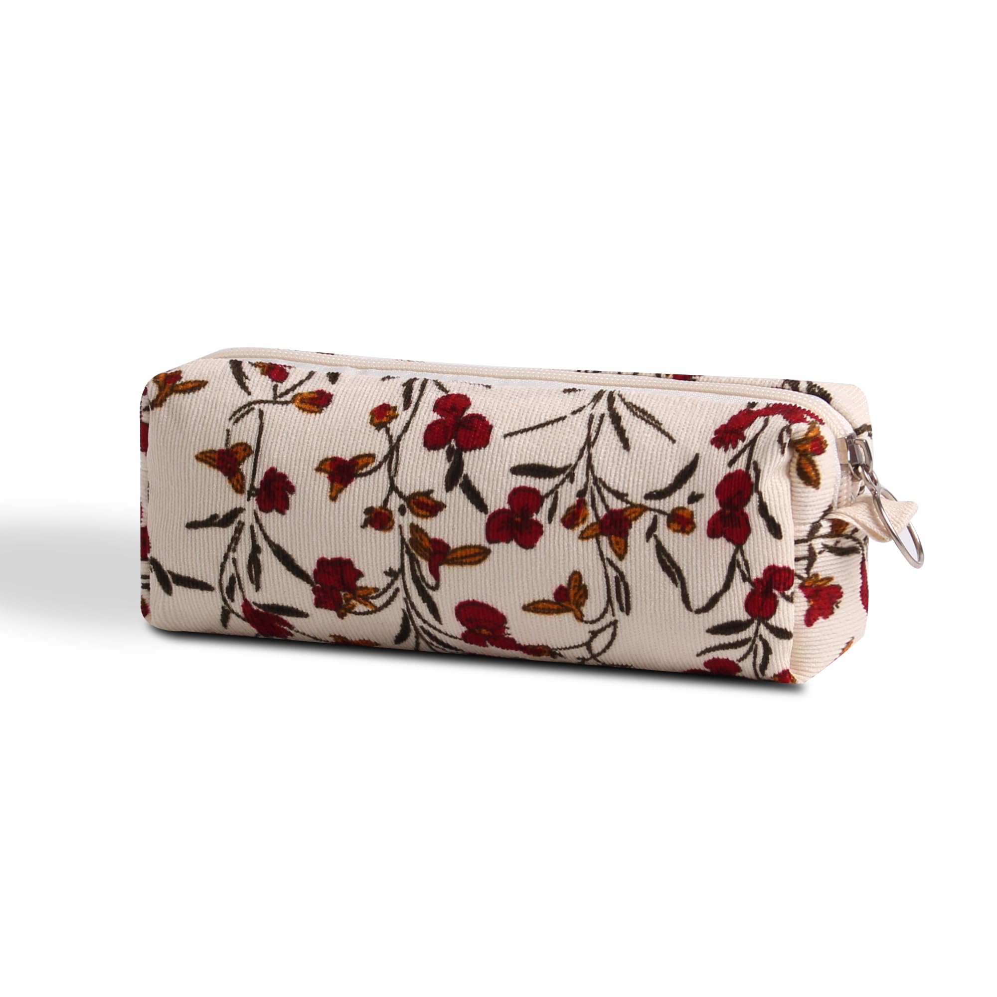 SURBEAV Pencil Case Pen Case Office College School Storage Bag Pouch Holder Box Organizer Makeup Pouch Cosmetic Bag Aesthetic floral flower Cute