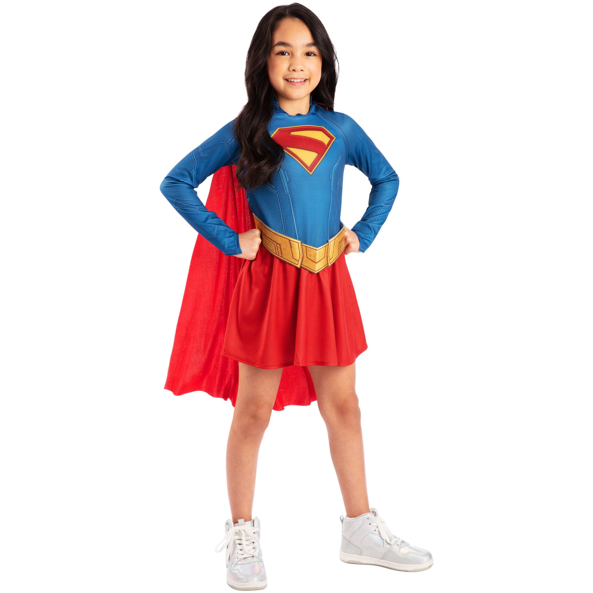 Rubies Official DC Comics Supergirl Movie Kids Costume, Size 5-6 Years
