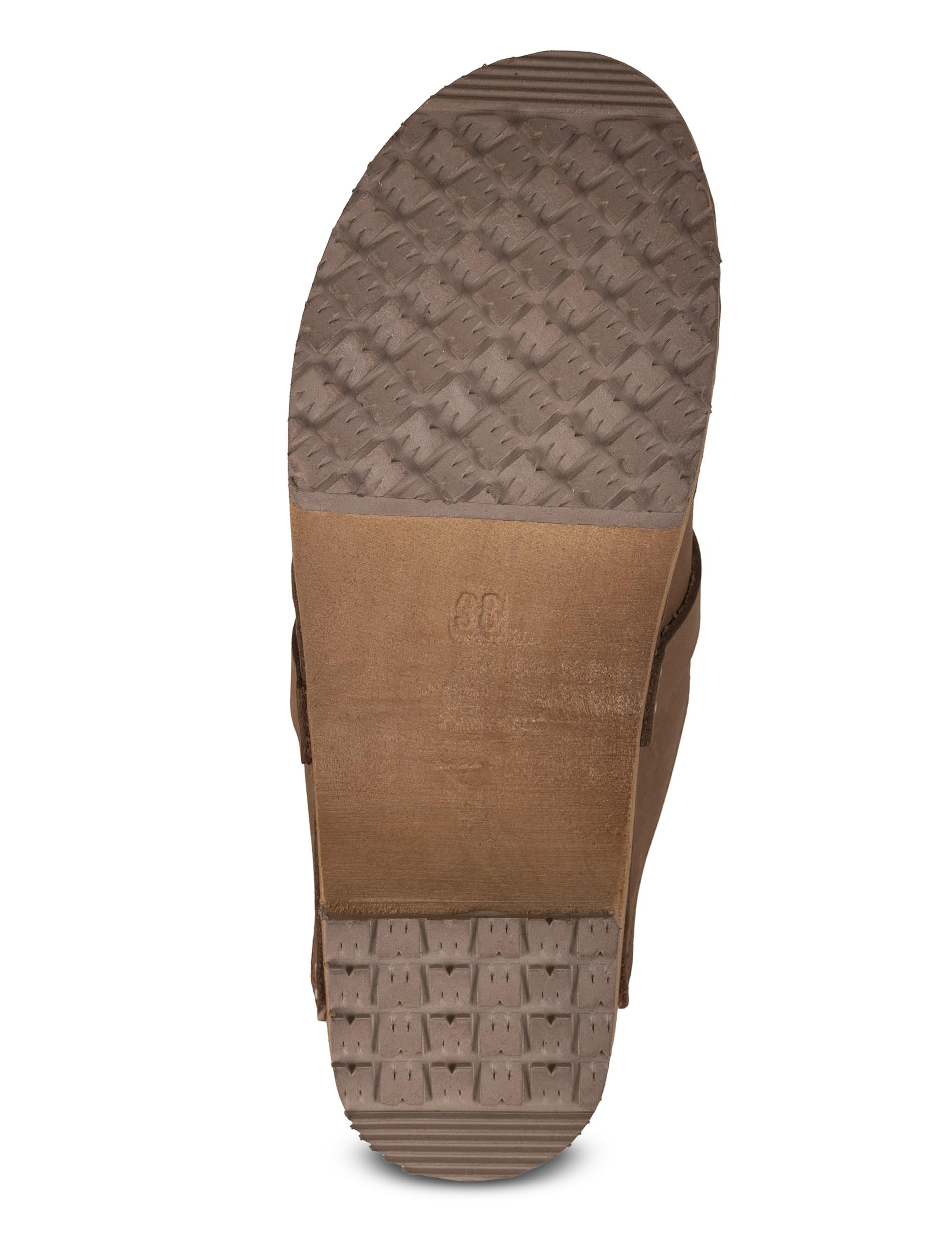 Vivisence Zoccoli Donna Nabuk, Suola in Legno, Punta Chiusa, Slip On Comodi per Uso Quotidiano