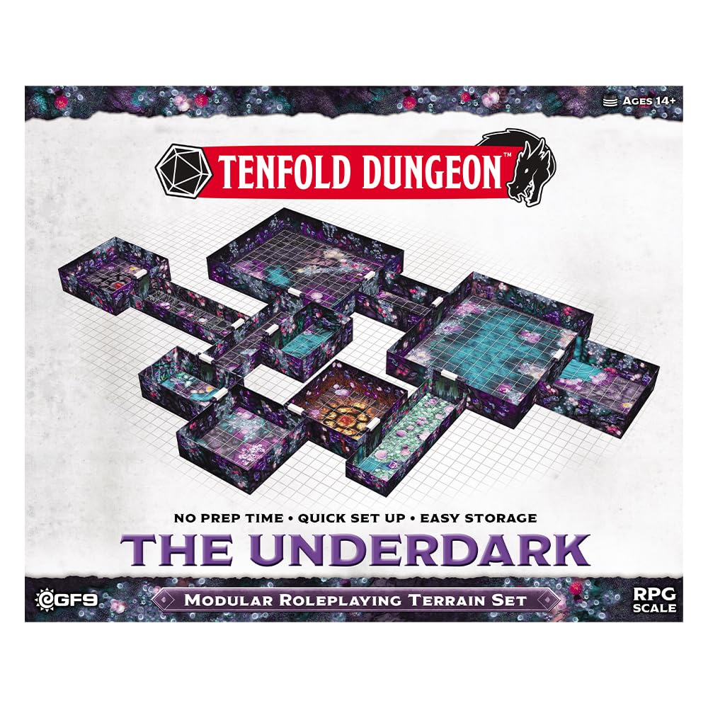 Amazon.com: Gale Force Nine - Tenfold Dungeon - The Underdark