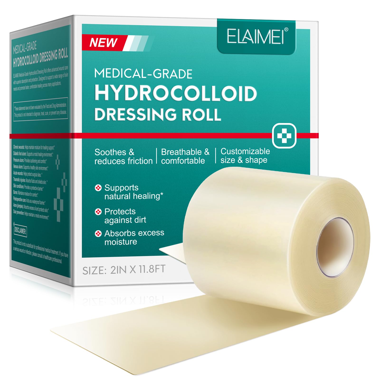 Hydrokolloid-Pflasterrolle 5 * 3.6