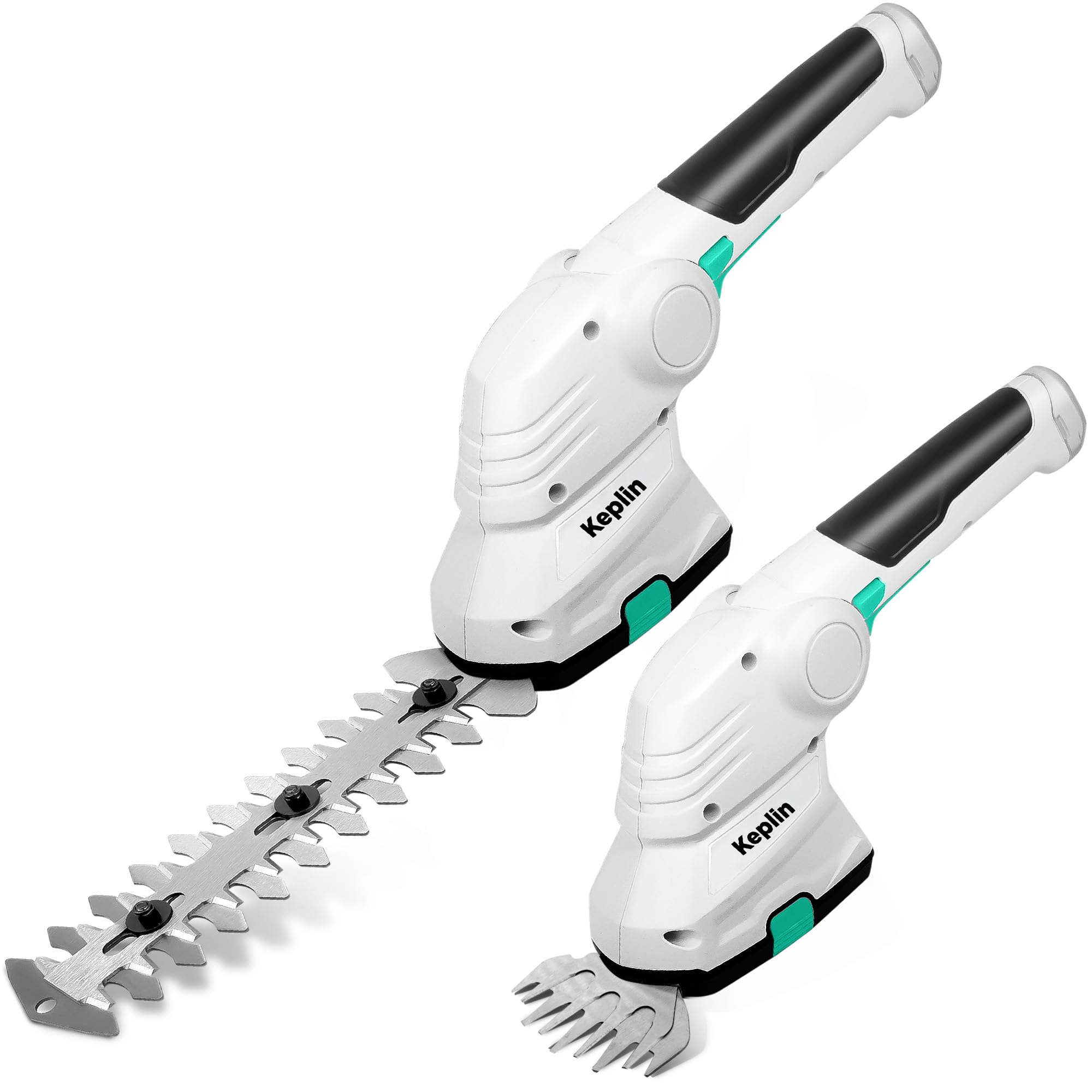 Cisaille à gazon sans fil Keplin 7,2V avec taille-haie portable 2 en 1