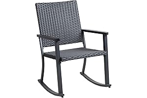 C-Hopetree's Elegant Outdoor Porch Rocking Chair: Relax in Style